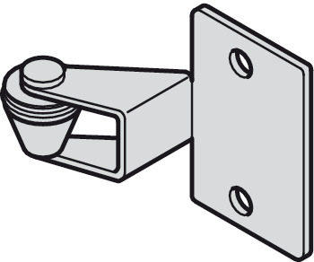 Abstandrolle, zum Schrauben an innere Tür, für max. 21 mm Türstärke