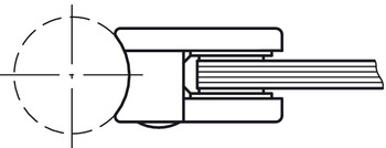 Glasklemme, Modell 21, Rohrsteck-System