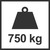 750 kg
