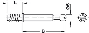 Verbindungsbolzen, S100, Standard, System Minifix<sup>®</sup>, für Bohrloch-Ø 5 mm