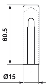 Zierhülse, Rollen-Durchmesser 15 mm, SFS intec