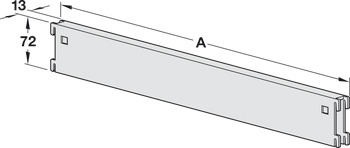 Sicherungsschraube, M8 x 50, für Traverse und Regal-Säule