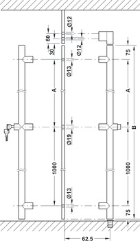 Türgriff, Edelstahl, Startec Modell PH 2138, abschließbar