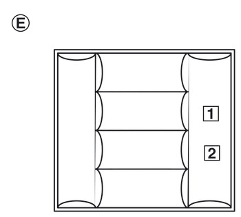 Messerblock, Holz, Besteckeinsatz universell und Matrix Box P