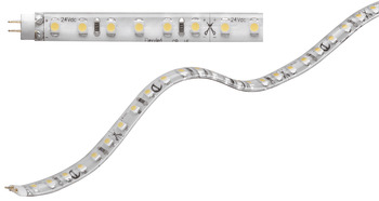 LED-Silikonband, LED 1128 24 V, 120 LEDs/m, 9,6 W/m, IP44