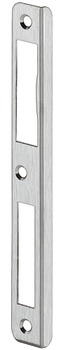 Winkelschließblech – DIN, für gefälzte Türen, für hochliegenden Riegel, 170 mm