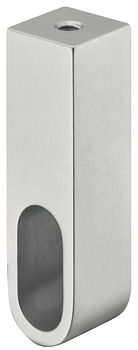 Deckenträger, Aluminium, für Garderobenrohr OVA 30 x 14 mm