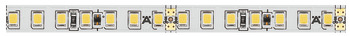 LED-Band Konstantstrom, Häfele Loox5 LED 3051 24 V 8 mm 2-pol. (monochrom), 140 LEDs/m, 14,4 W/m, IP20