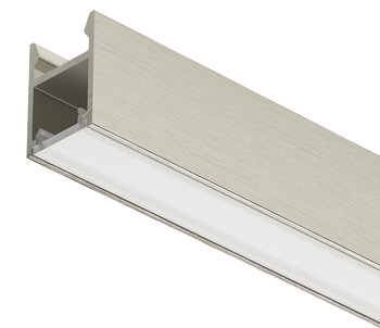Unterbauprofil, Häfele Loox5, Profil 2103, für LED-Bänder, Aluminium